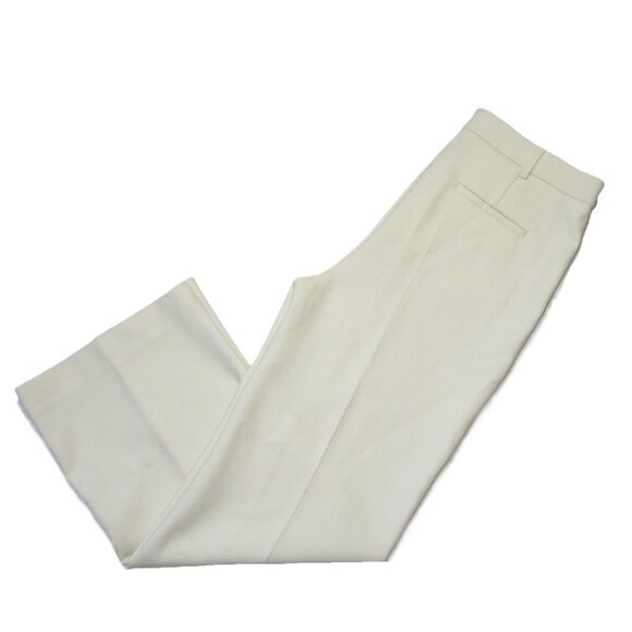 NWT Sezane Matheo Trouser in Ecru High Rise Wool Blend Pants 46 / 14 - Picture 8 of 9